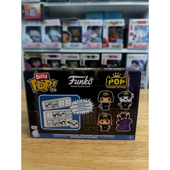 OFFICIAL NYCC STICKER LE BITTY Funko Pop Paranormal Patrol 4-Pack Freddy Proto - Picture 2 of 2